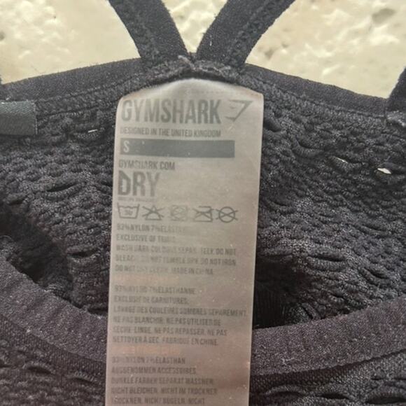 Gymshark Black Sports Bra size S - Picture 5 of 8